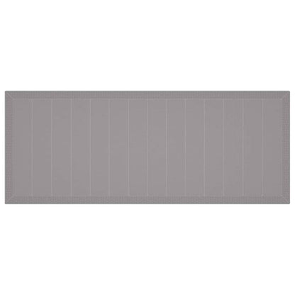vidaXL Garden Table Light Grey 250 x 100 x 73 cm Poly Rattan