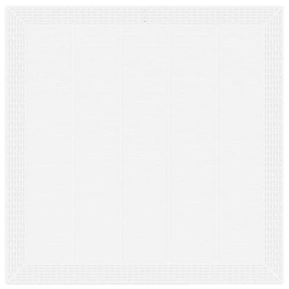 vidaXL Garden Dining Set 5 pcs White Polypropylene