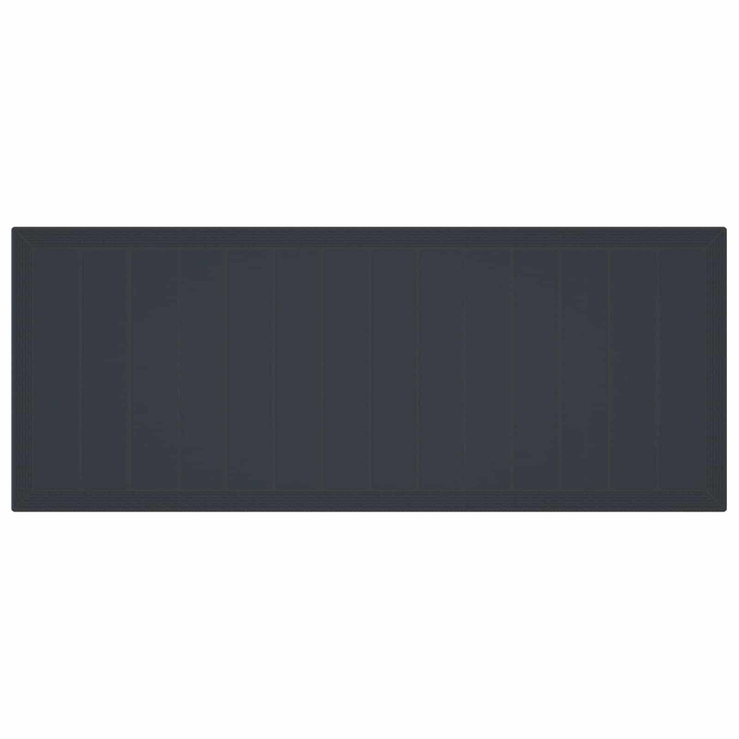 vidaXL Garden Dining Set 11 pcs Anthracite Polypropylene