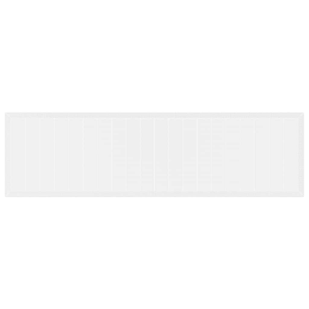 vidaXL Garden Dining Set 15 pcs White Polt rattan