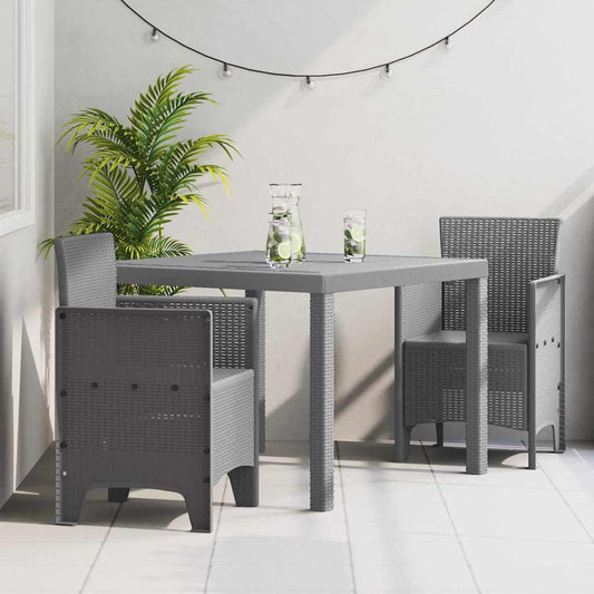vidaXL 3 pcs Light Grey