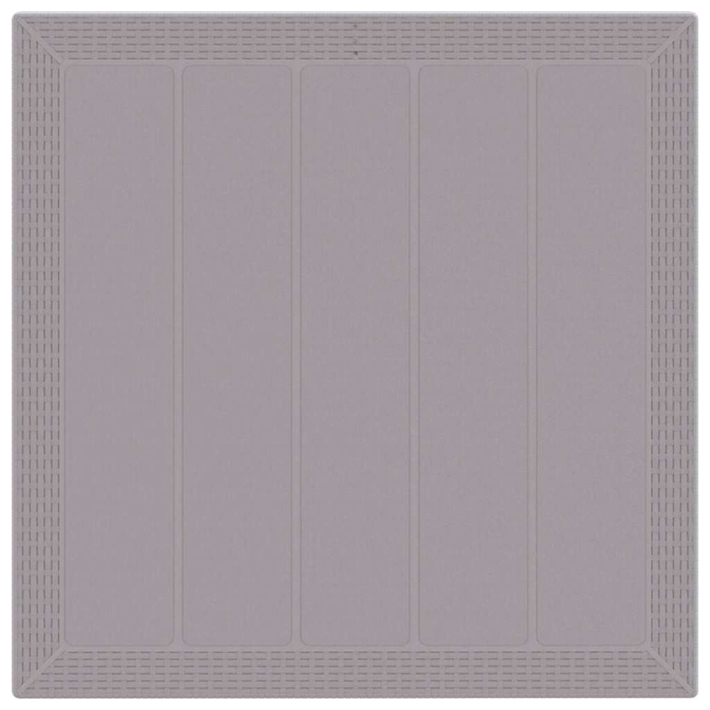 vidaXL Garden Dining Set 3 pcs Light Grey Polt rattan