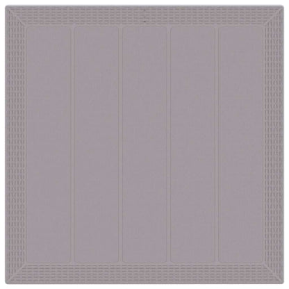 vidaXL Garden Dining Set 3 pcs Light Grey Polt rattan