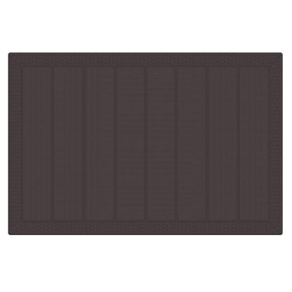 vidaXL Garden Dining Set 5 pcs Brown Polt rattan