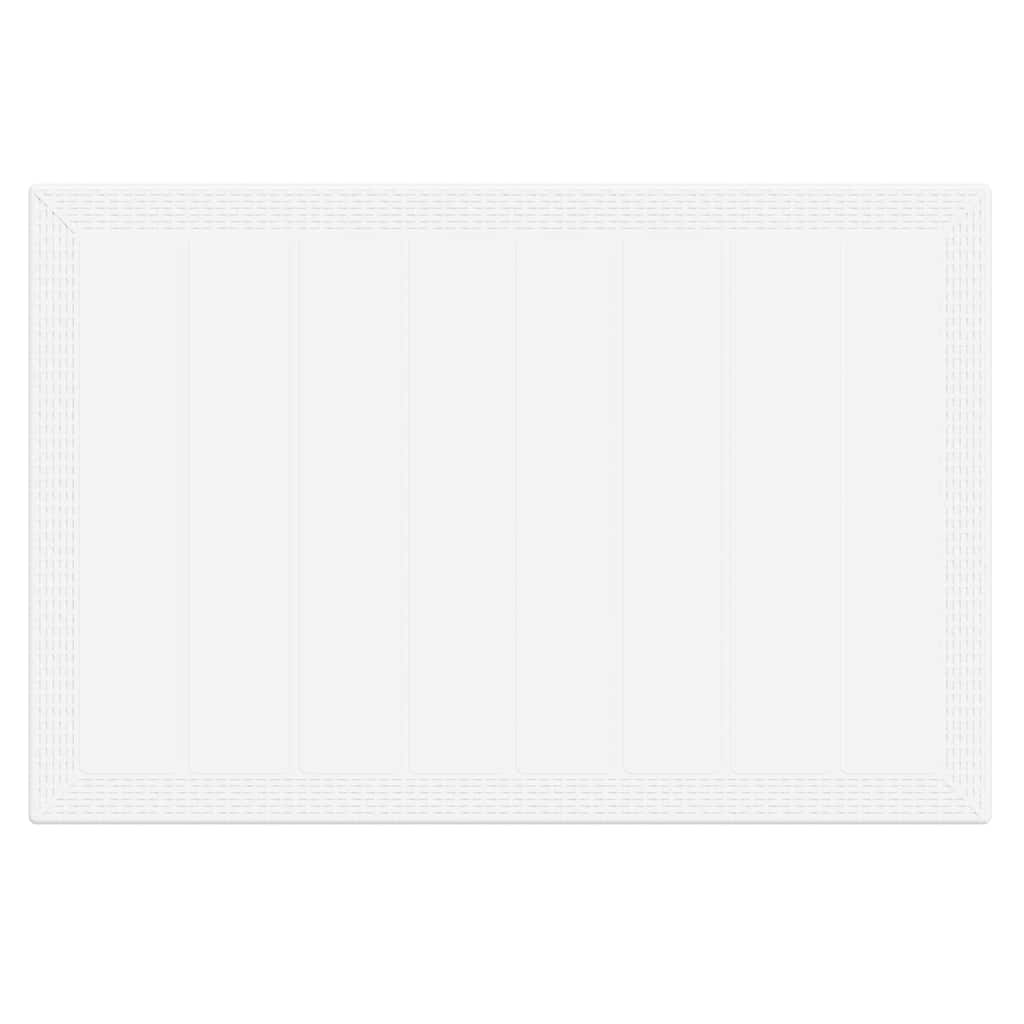 vidaXL Garden Dining Set 5 pcs White