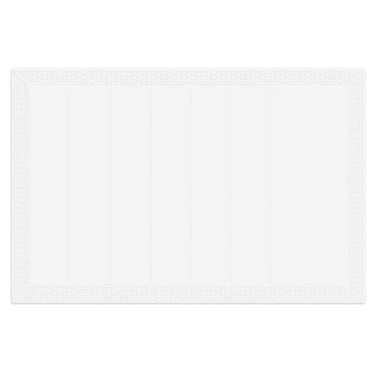 vidaXL Garden Dining Set 5 pcs White