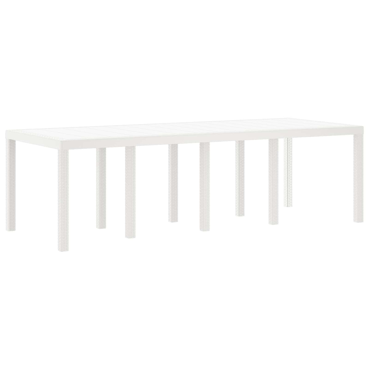 vidaXL Garden Dining Set 9 pcs Light Grey Polypropylene