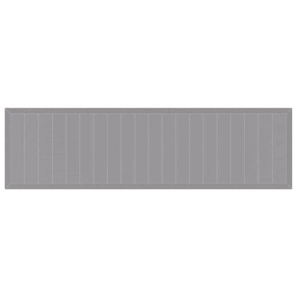 vidaXL Garden Dining Set 13 pcs Light Grey Polt rattan