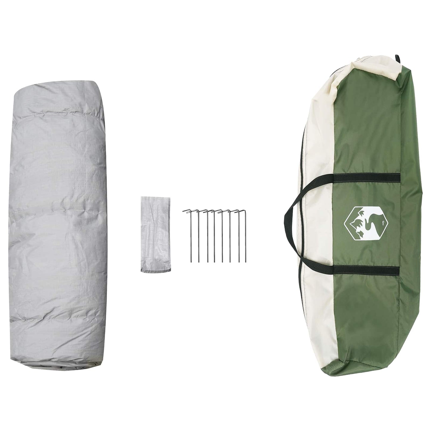 vidaXL Instant Tent 2-Person Quick-Release Green 160 x 160 x 227 cm