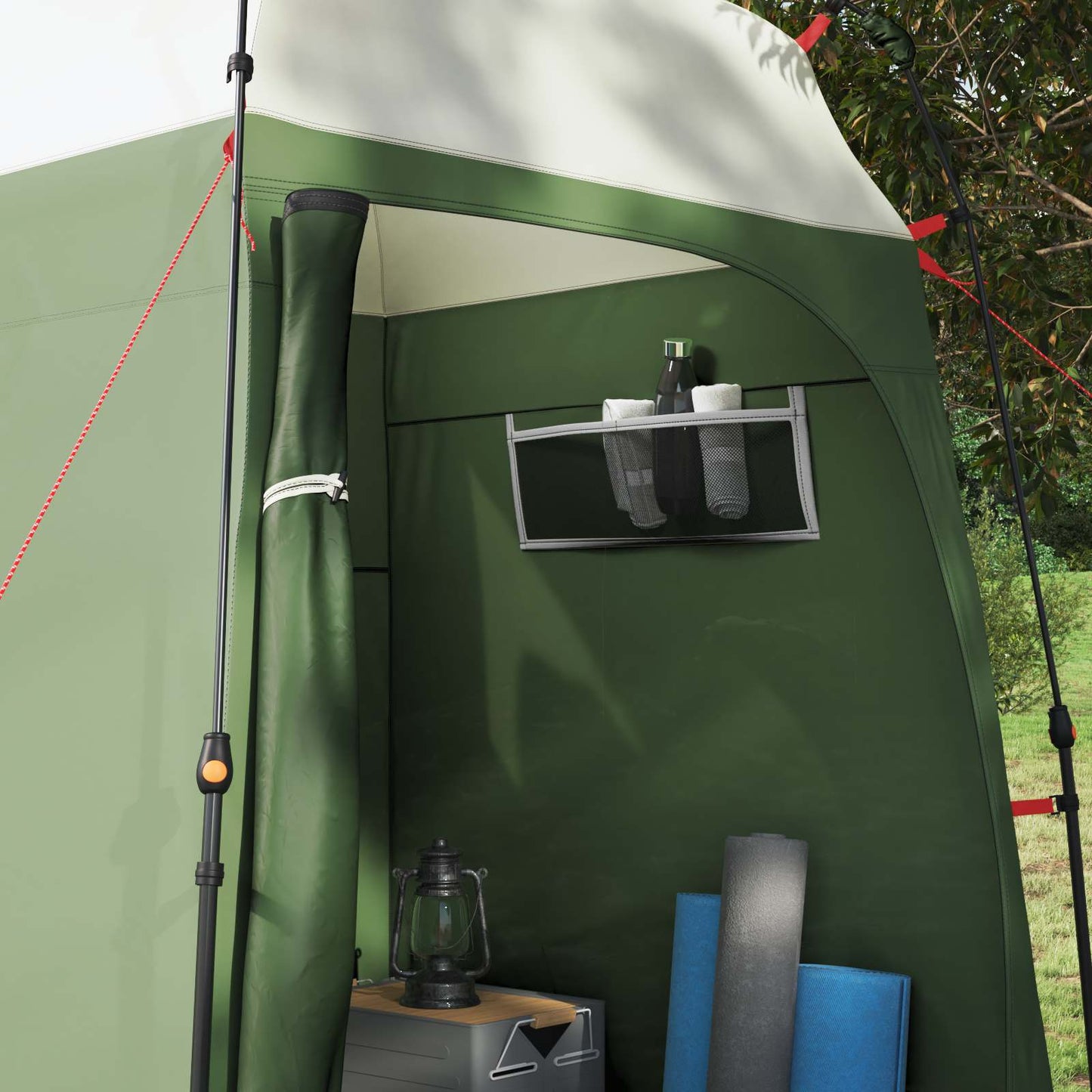 vidaXL Instant Tent 2-Person Quick-Release Green 160 x 160 x 227 cm