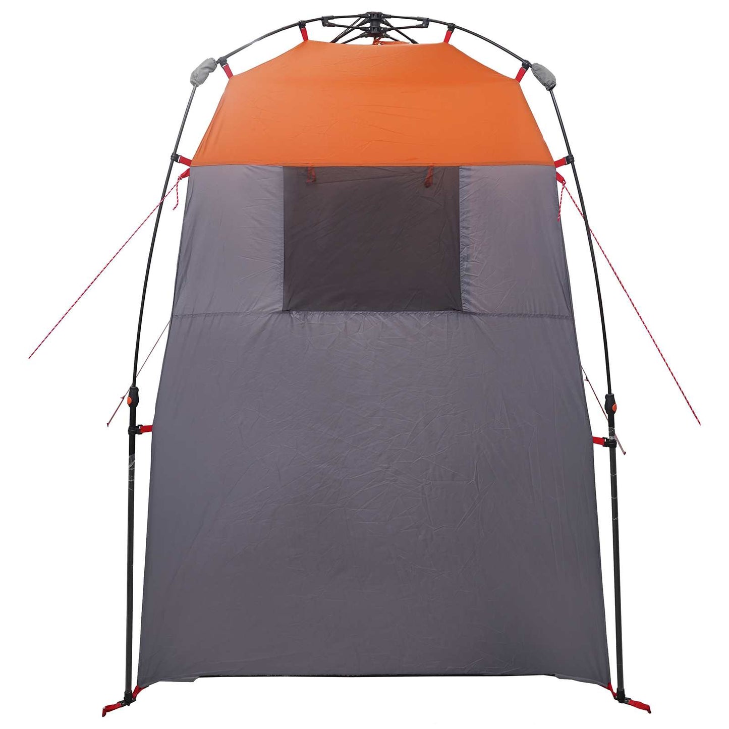 vidaXL Instant Tent 2-Person Quick-Release with Roof Grey and Orange