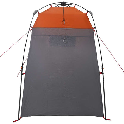 vidaXL Instant Tent 2-Person Quick-Release with Roof Grey and Orange