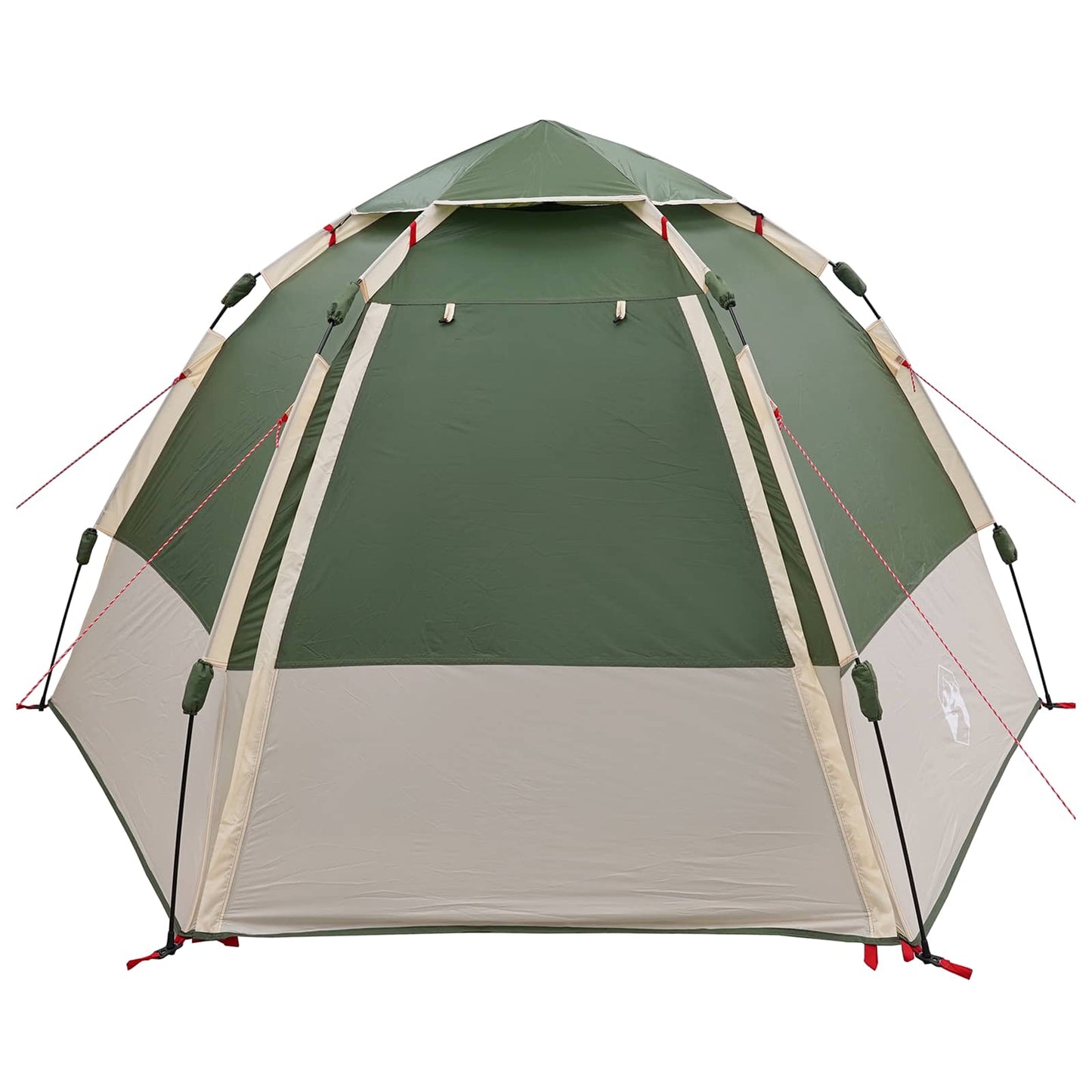 vidaXL Instant Tent with Rainfly 4-Person Quick-Release Green