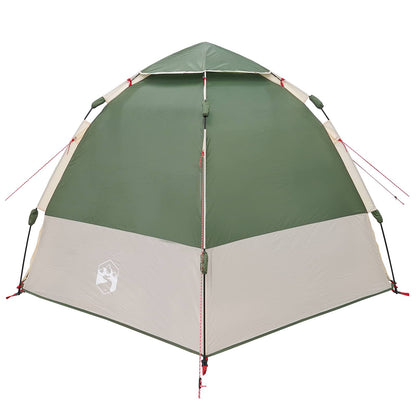 vidaXL Instant Tent with Rainfly 4-Person Quick-Release Green