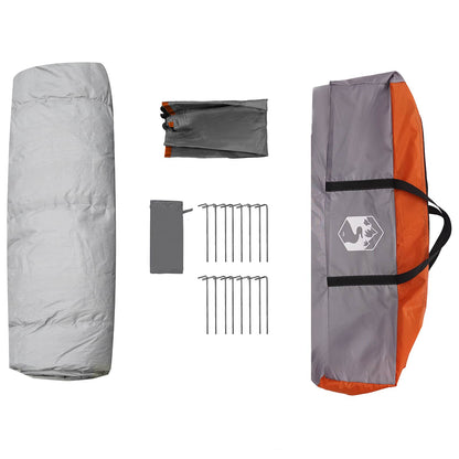 vidaXL Instant Tent with Rainfly 4-Person Quick-Release 185T Polyester