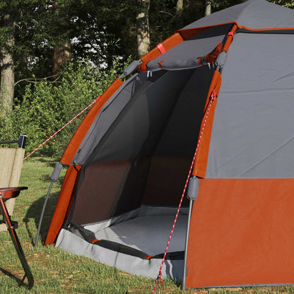 vidaXL Instant Tent with Rainfly 4-Person Quick-Release 185T Polyester
