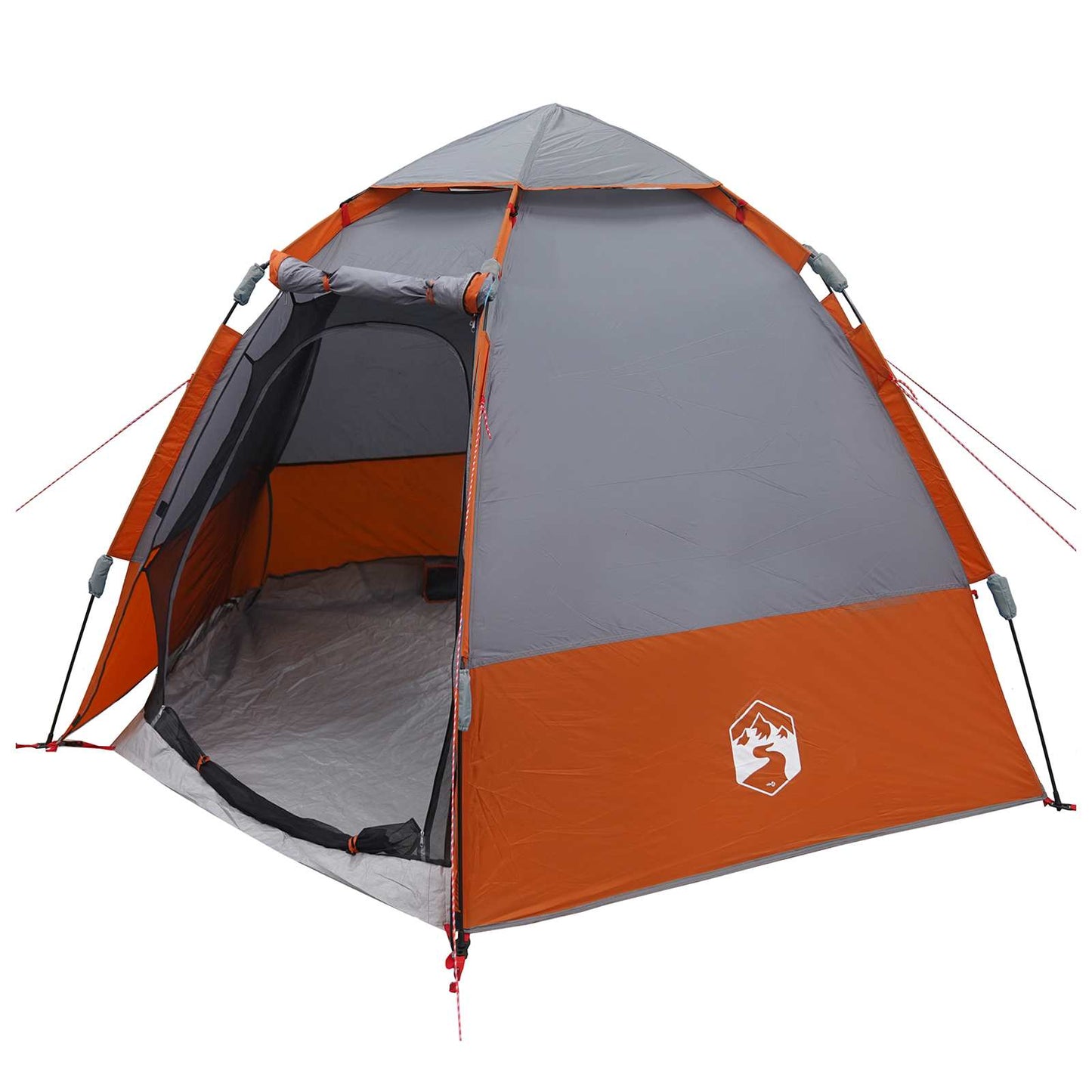 vidaXL Instant Tent with Rainfly 4-Person Quick-Release 185T Polyester