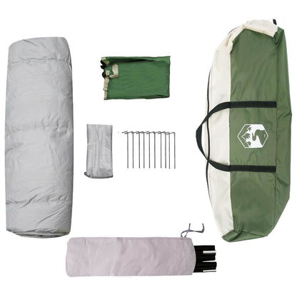vidaXL Instant Tent with Rainfly 3-Person Quick-Release Green