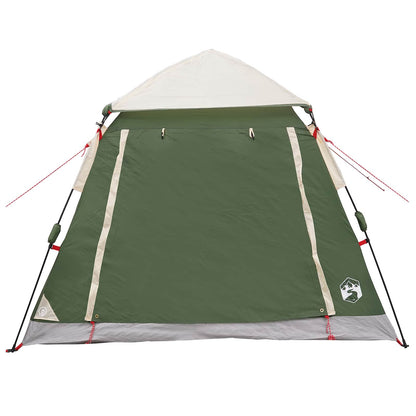 vidaXL Instant Tent with Rainfly 3-Person Quick-Release Green