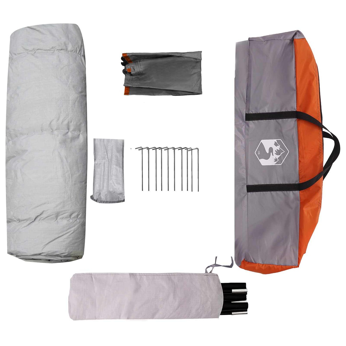 vidaXL Instant Tent with Rainfly 3-Person Quick-Release 185T Polyester