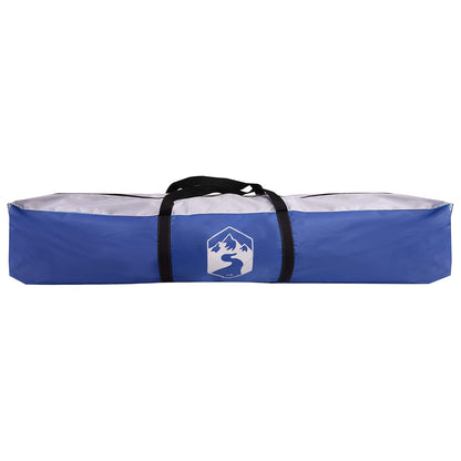 vidaXL Instant Tent 4-Person Quick-Release Azure Blue 185T Polyester