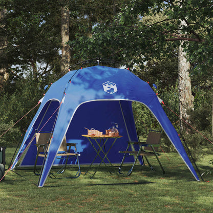 vidaXL Instant Tent 4-Person Quick-Release Azure Blue 185T Polyester