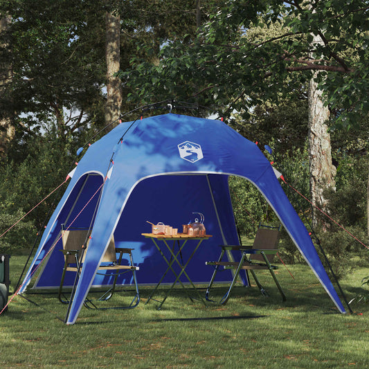 vidaXL Instant Tent 4-Person Quick-Release 4-Person Azure Blue