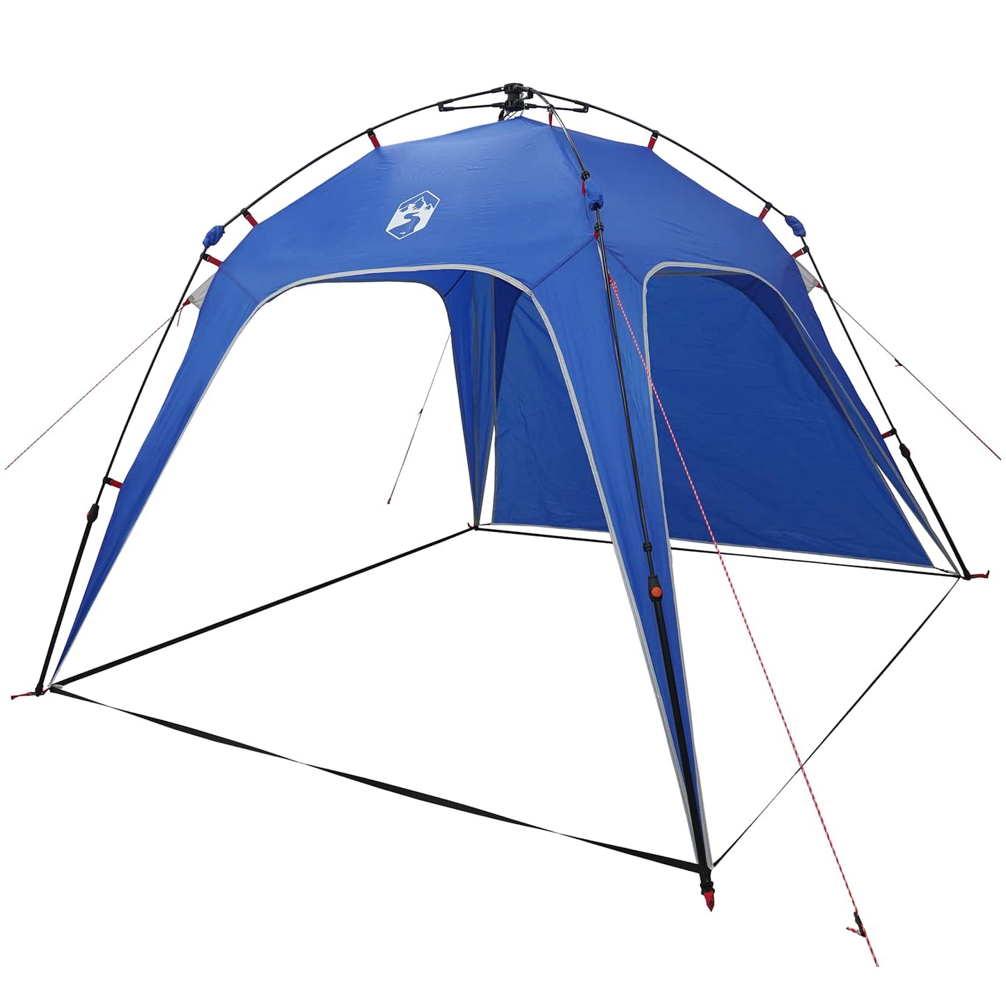 vidaXL Instant Tent 4-Person Quick-Release Azure Blue 185T Polyester