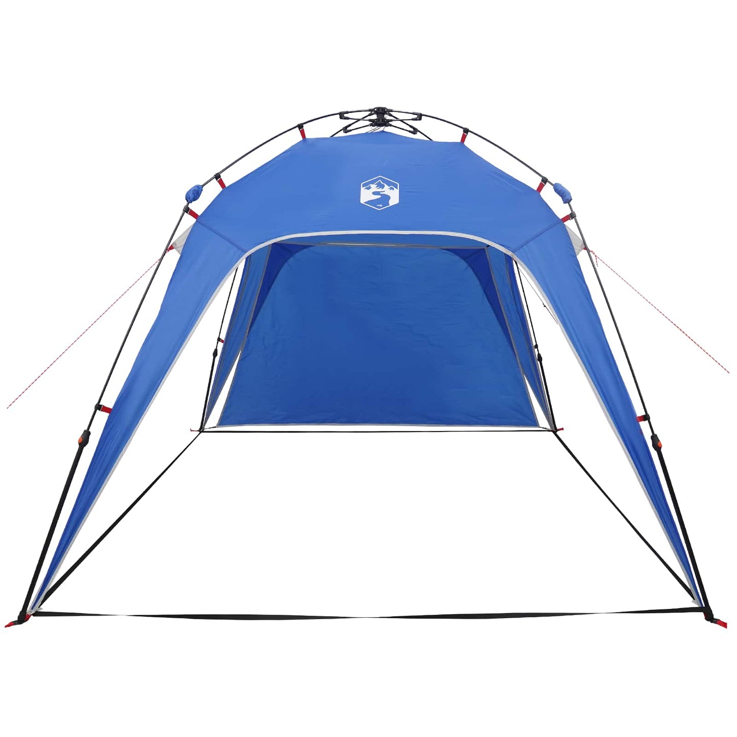 vidaXL Instant Tent 4-Person Quick-Release Azure Blue 185T Polyester