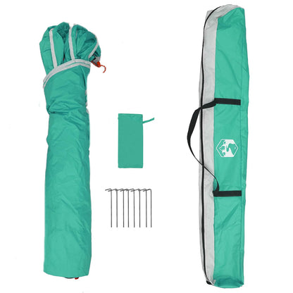 vidaXL Instant Tent 4-Person Quick-Release Sea Green 185T Polyester