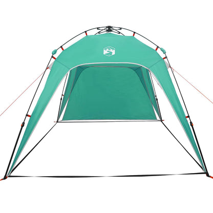 vidaXL Instant Tent 4-Person Quick-Release Sea Green 185T Polyester