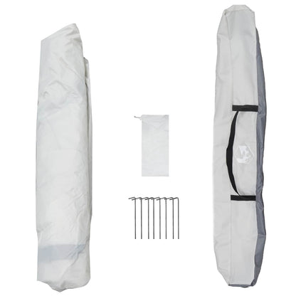 vidaXL Instant Tent 4-Person Quick-Release Grey 260 x 260 x 197 cm