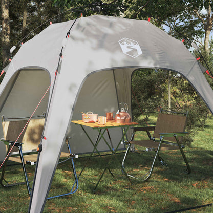 vidaXL Instant Tent 4-Person Quick-Release Grey 260 x 260 x 197 cm