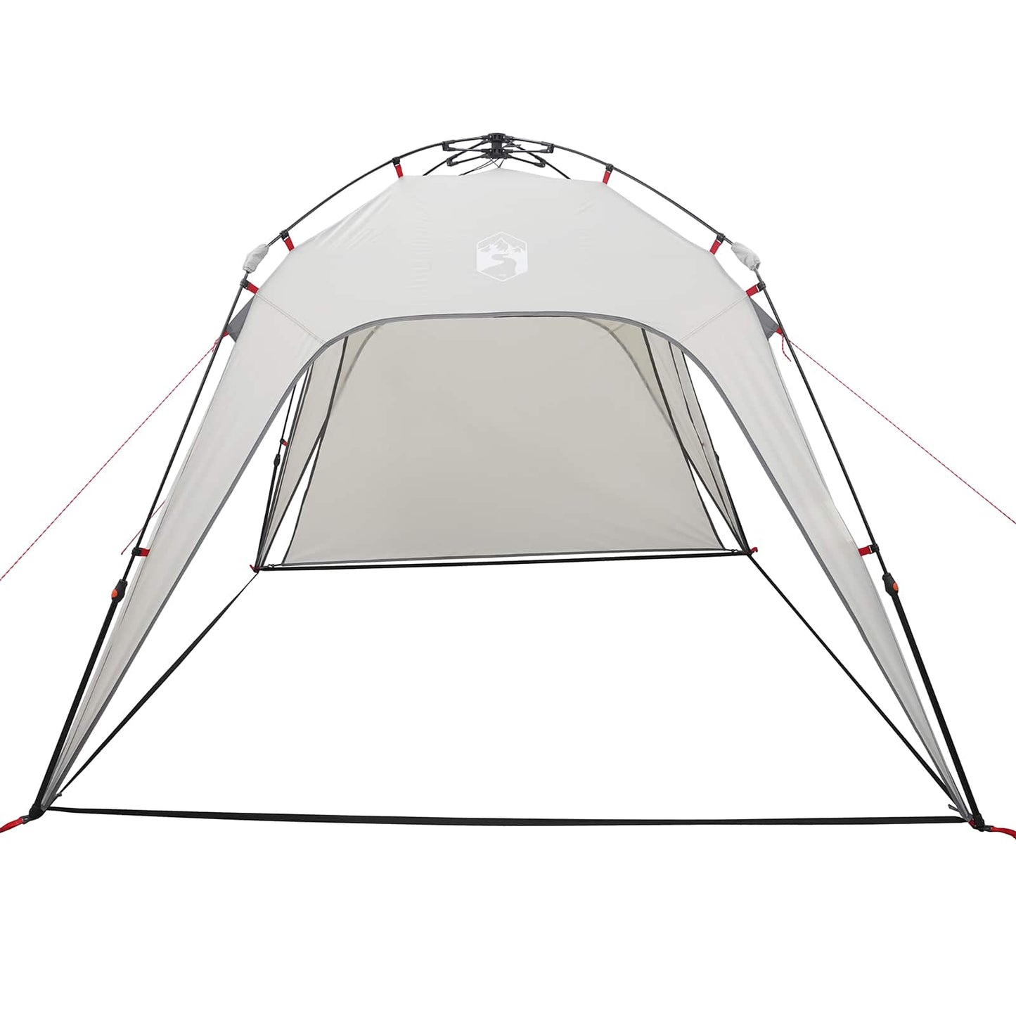 vidaXL Instant Tent 4-Person Quick-Release Grey 260 x 260 x 197 cm