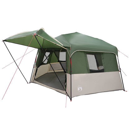 vidaXL Instant Tent with Rainfly 12-Person Quick-Release Green