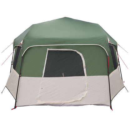 vidaXL Instant Tent with Rainfly 12-Person Quick-Release Green