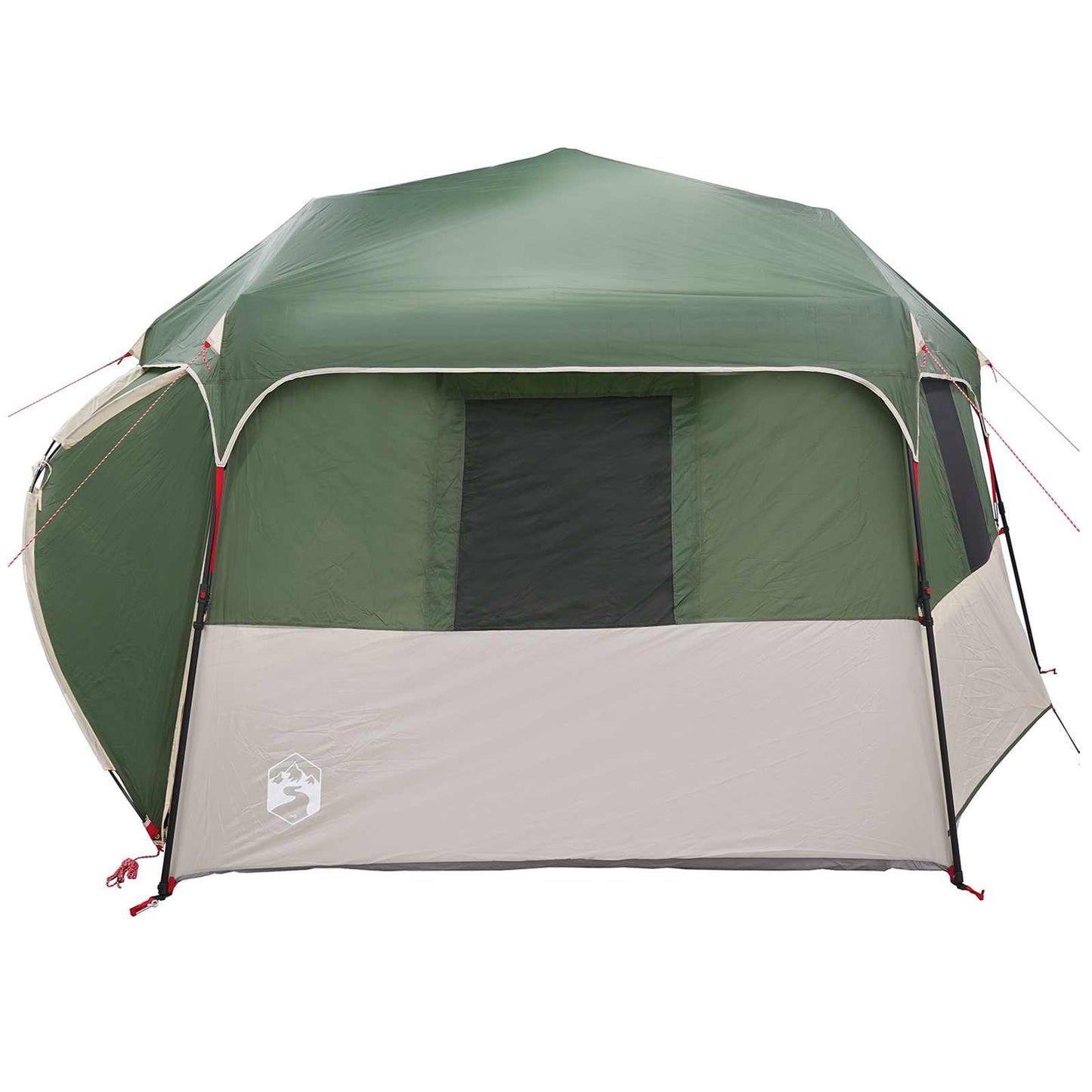 vidaXL Instant Tent with Rainfly 12-Person Quick-Release Green