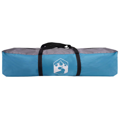 vidaXL Instant Tent with Rainfly 12-Person Quick-Release Blue
