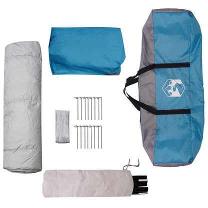 vidaXL Instant Tent with Rainfly 12-Person Quick-Release Blue