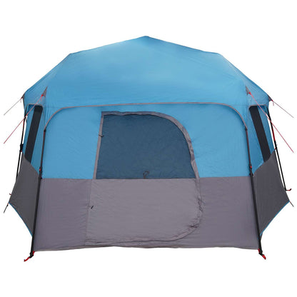 vidaXL Instant Tent with Rainfly 12-Person Quick-Release Blue