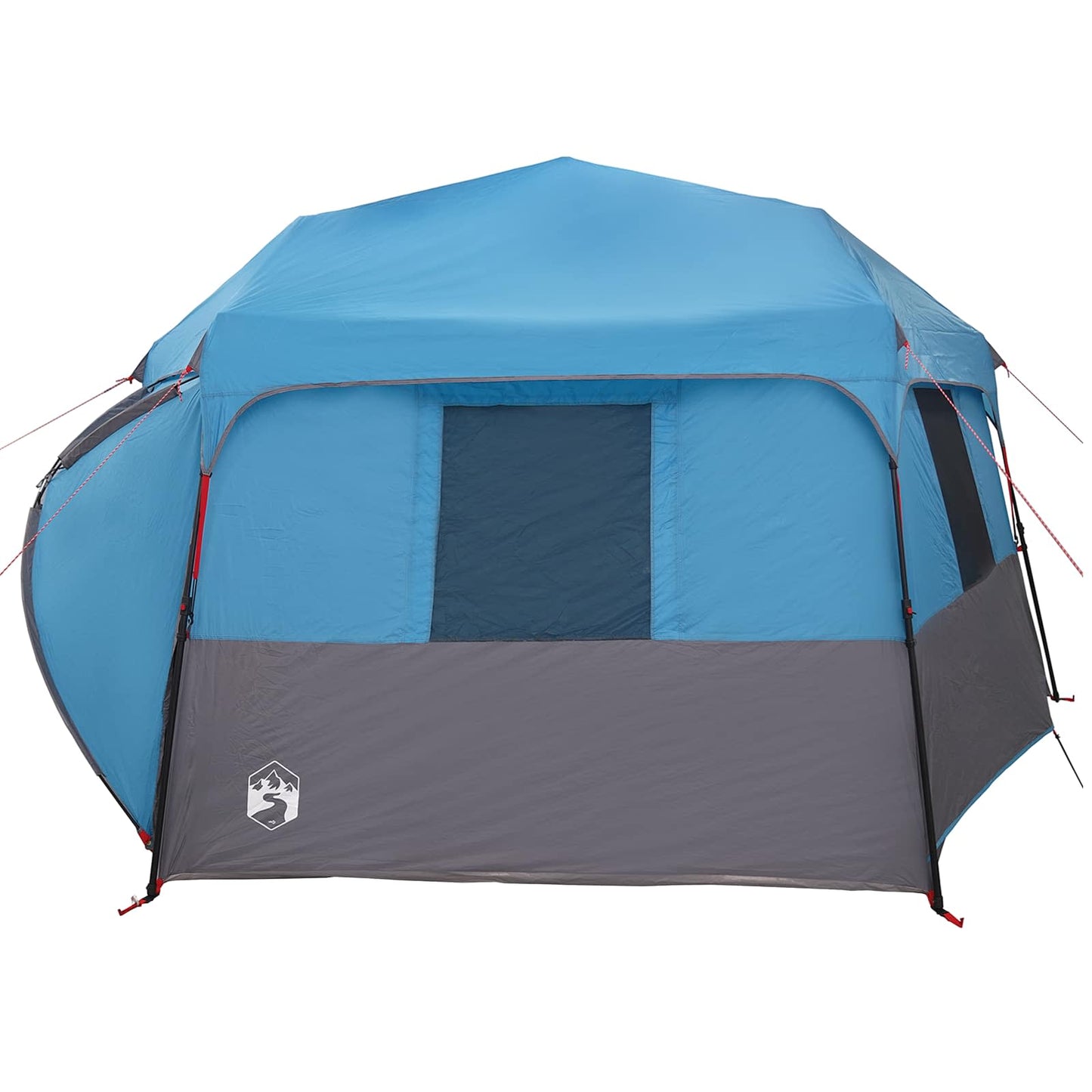 vidaXL Instant Tent with Rainfly 12-Person Quick-Release Blue