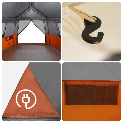 vidaXL Instant Tent with Rainfly 12-Person Quick-Release with Roof