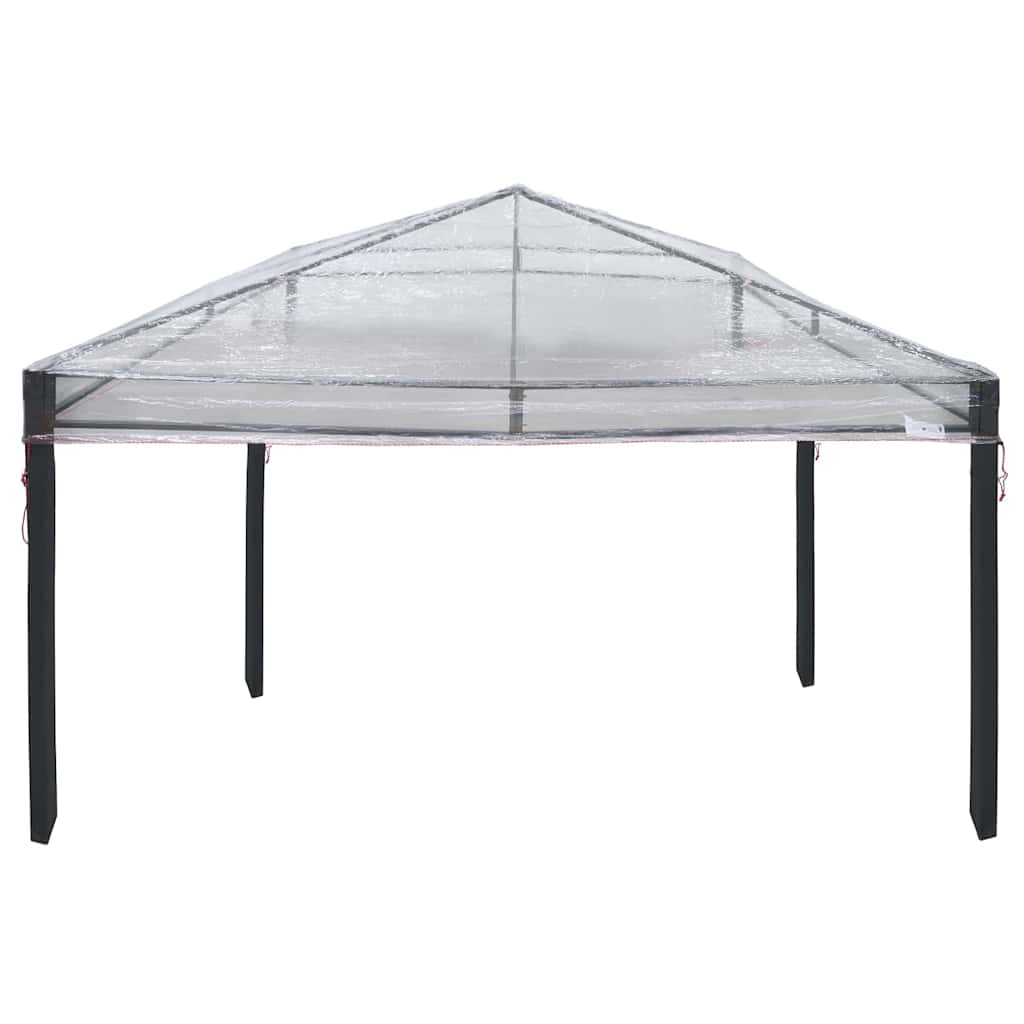 vidaXL Gazebo Cover Replacement Transparent 300 x 300 x 26 cm PVC