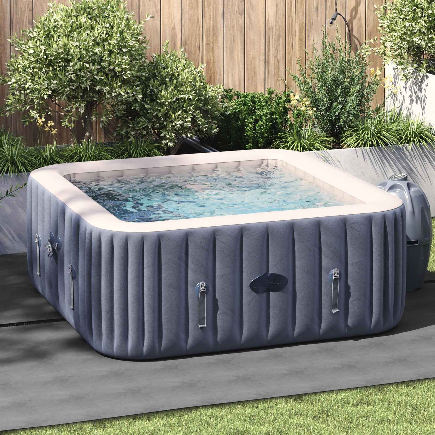 vidaXL Pool Ground Sheet 1 274 x 274 x 0.1 cm Square Non-woven Fabric