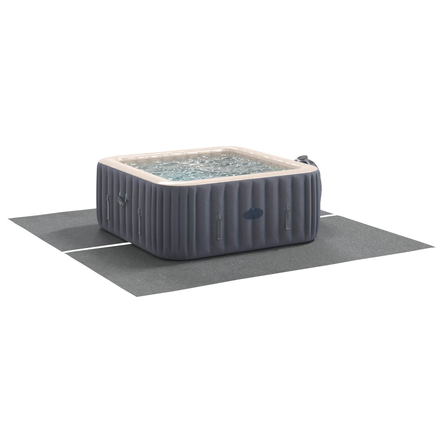 vidaXL Pool Ground Sheet 1 274 x 274 x 0.1 cm Square Non-woven Fabric