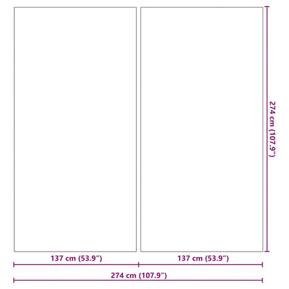 vidaXL Pool Ground Sheet Light Grey 274 x 274 cm Polyester geotextile