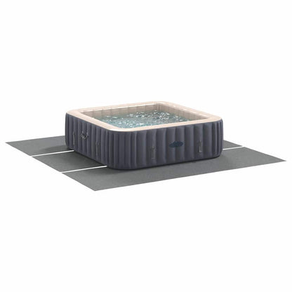 vidaXL Pool Ground Sheet Light grey 396 x 396 cm Polyester geotextile