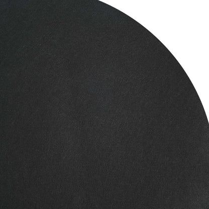 vidaXL Pool Ground Sheet Ø 366 cm (2 mm) Round Non-woven Fabric Black