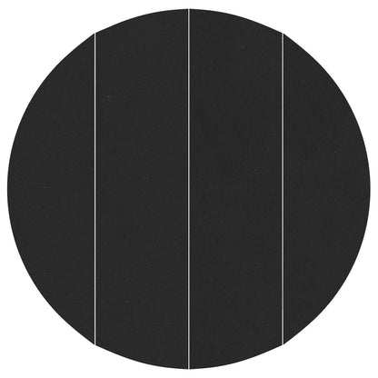 vidaXL Pool Ground Sheet Ø 500 cm (2 mm) Round Non-woven Fabric Black