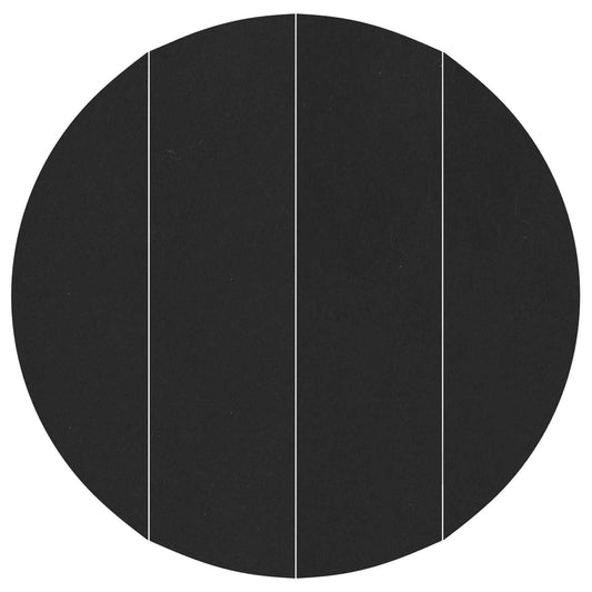 vidaXL Pool Ground Sheet Ø 500 cm (2 mm) Round Non-woven Fabric Black